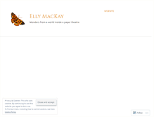 Tablet Screenshot of ellymackay.wordpress.com