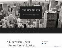 Tablet Screenshot of andrewmoran.wordpress.com