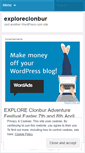 Mobile Screenshot of exploreclonbur.wordpress.com