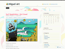 Tablet Screenshot of miguelart.wordpress.com