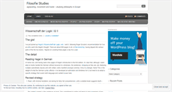 Desktop Screenshot of filosofiestudies.wordpress.com