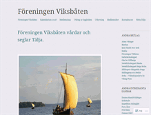 Tablet Screenshot of foreningenviksbaten.wordpress.com