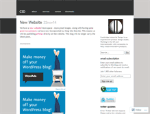 Tablet Screenshot of camindustrialdesign.wordpress.com