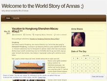 Tablet Screenshot of duniaannas.wordpress.com