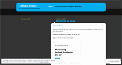 Desktop Screenshot of ideasnews.wordpress.com