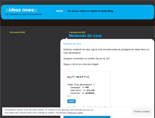 Tablet Screenshot of ideasnews.wordpress.com