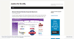 Desktop Screenshot of justiceforscruffy.wordpress.com