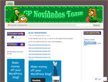Tablet Screenshot of cpnovidades.wordpress.com
