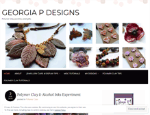 Tablet Screenshot of georgiapdesigns.wordpress.com