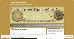 Desktop Screenshot of lookingoutthewindow.wordpress.com