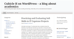 Desktop Screenshot of cubicleh.wordpress.com