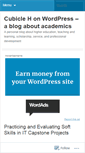Mobile Screenshot of cubicleh.wordpress.com