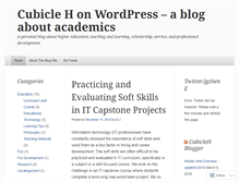 Tablet Screenshot of cubicleh.wordpress.com