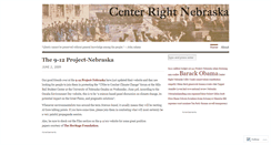 Desktop Screenshot of centerrightnebraska.wordpress.com