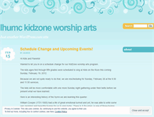 Tablet Screenshot of lhumckidzone.wordpress.com