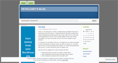 Desktop Screenshot of patscloset.wordpress.com
