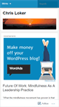 Mobile Screenshot of chrisloker.wordpress.com