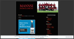 Desktop Screenshot of mannsi.wordpress.com