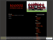 Tablet Screenshot of mannsi.wordpress.com