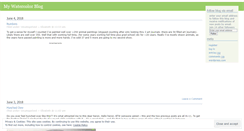 Desktop Screenshot of mywatercolorblog.wordpress.com