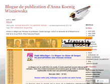 Tablet Screenshot of annakoenigwisniewska.wordpress.com