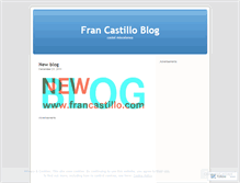 Tablet Screenshot of francastillo.wordpress.com