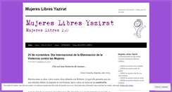 Desktop Screenshot of mujereslibresyazirat.wordpress.com