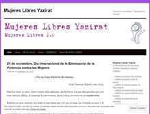 Tablet Screenshot of mujereslibresyazirat.wordpress.com