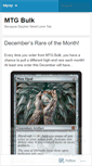 Mobile Screenshot of mtgbulk.wordpress.com