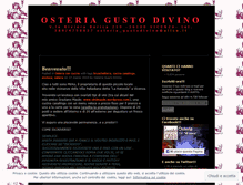 Tablet Screenshot of osteriagustodivino.wordpress.com