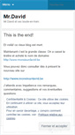 Mobile Screenshot of monsieurdavid.wordpress.com