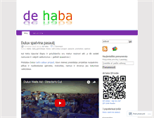Tablet Screenshot of dehaba.wordpress.com