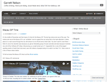 Tablet Screenshot of garrettnelson.wordpress.com