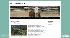 Desktop Screenshot of ezranch.wordpress.com