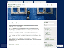Tablet Screenshot of doorsopenhuronia.wordpress.com