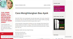 Desktop Screenshot of nanosprayaslimurah.wordpress.com