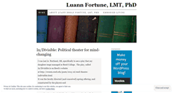 Desktop Screenshot of lufortune.wordpress.com