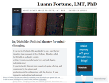 Tablet Screenshot of lufortune.wordpress.com