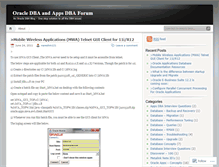Tablet Screenshot of dbatutor.wordpress.com