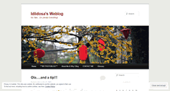 Desktop Screenshot of idlidosa.wordpress.com