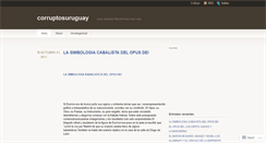 Desktop Screenshot of corruptosuruguay.wordpress.com