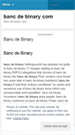 Mobile Screenshot of donate.bancdebinarycom.wordpress.com