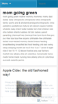 Mobile Screenshot of momgoinggreen.wordpress.com