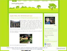 Tablet Screenshot of momgoinggreen.wordpress.com