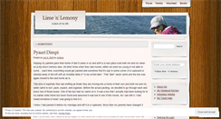 Desktop Screenshot of limenlemony.wordpress.com