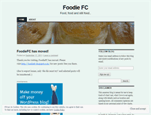 Tablet Screenshot of foodiefc.wordpress.com