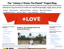 Tablet Screenshot of johnnycrockstheplanet.wordpress.com