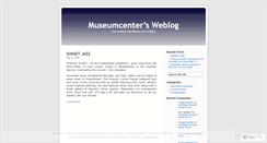 Desktop Screenshot of museumcenter.wordpress.com