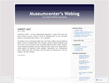 Tablet Screenshot of museumcenter.wordpress.com