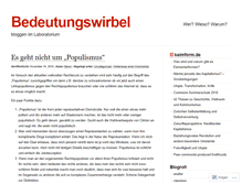 Tablet Screenshot of bedeutungswirbel.wordpress.com